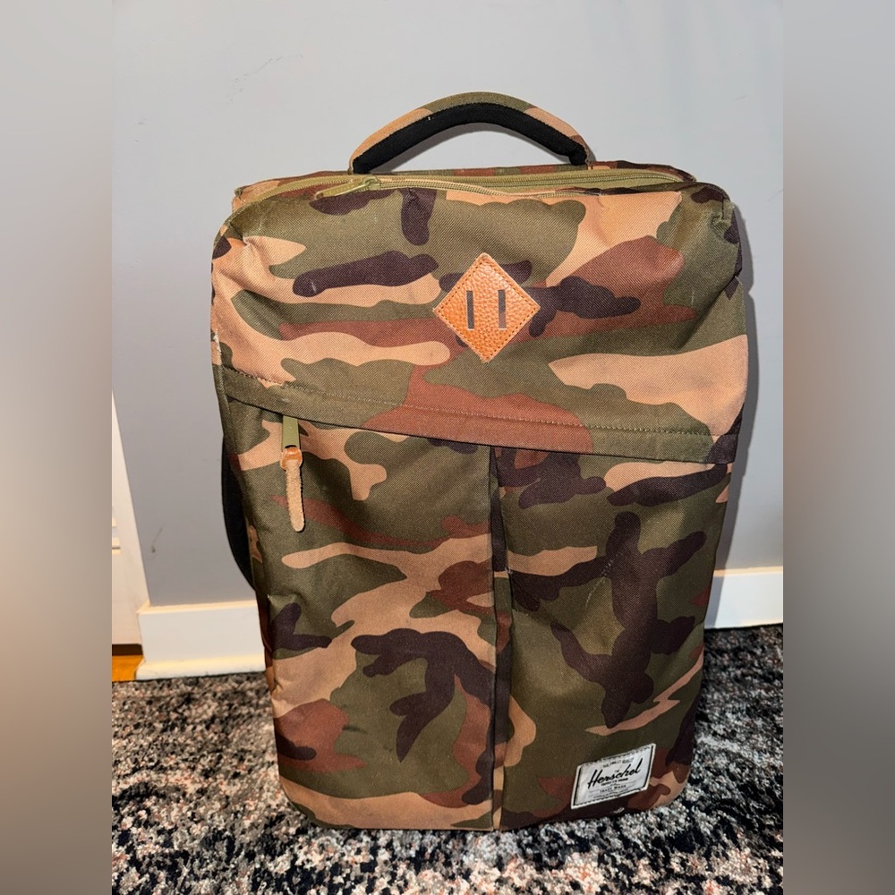 Herschel Woodland Camo Carry-On Suitcase